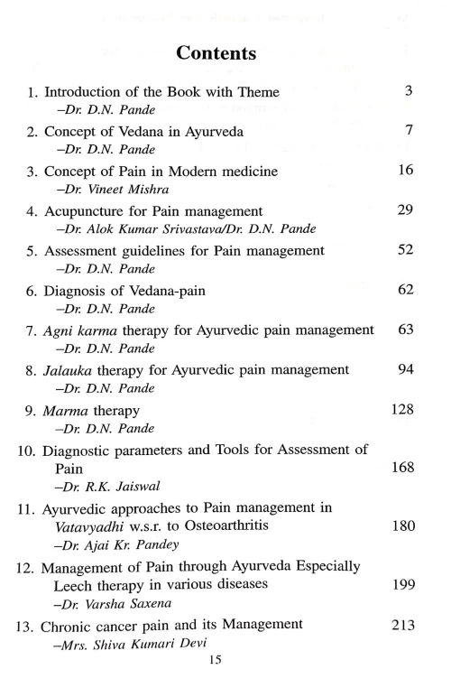 Ayurvedic Pain Management ( Integrated)
